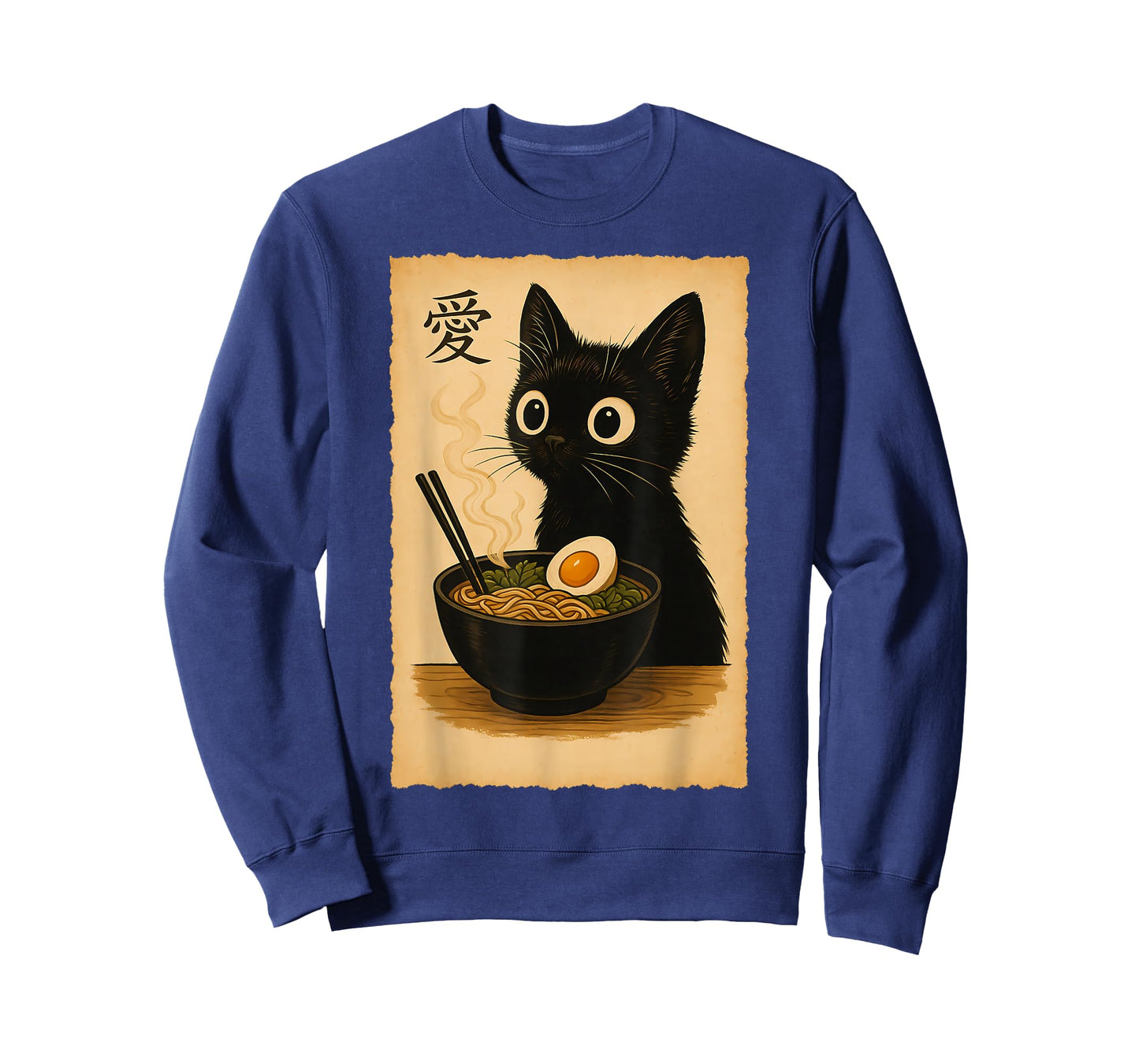 Funny Cat Ramen Cool T Japanese Kawaii Anime Graphic Tee T-Shirt