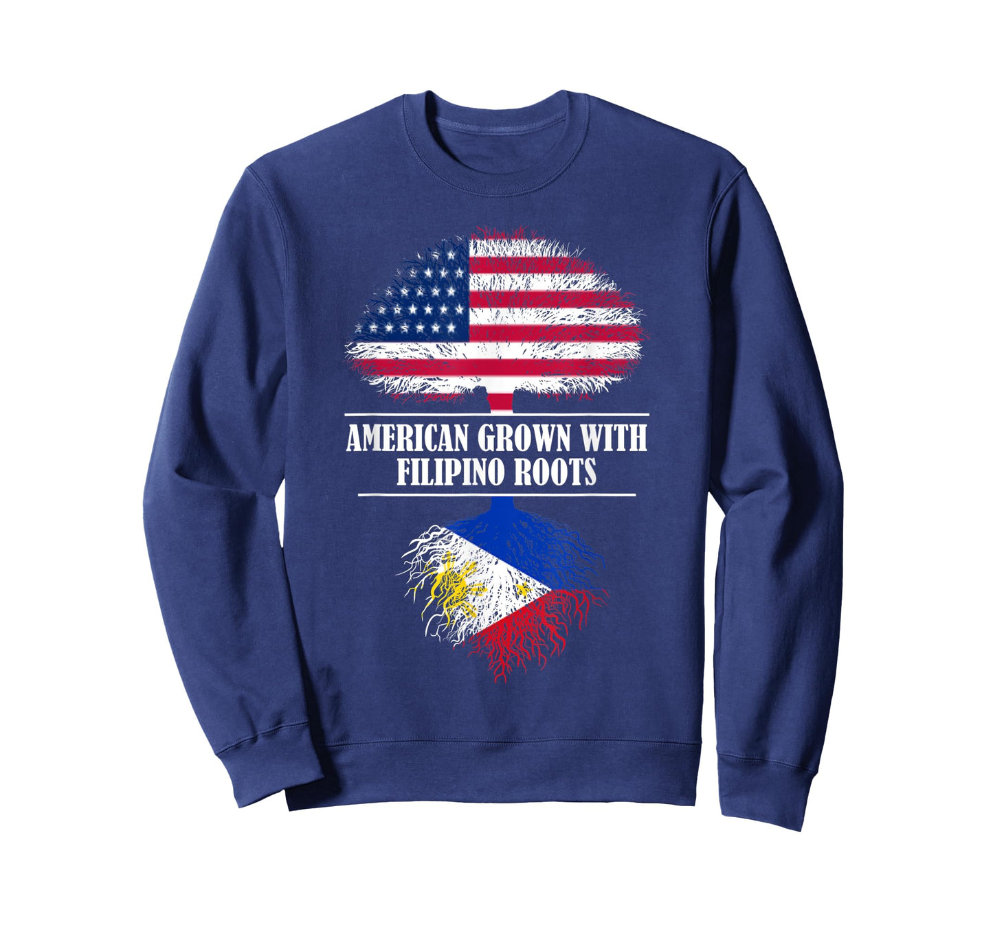 American grown with filipino roots Philippines flag gift T-Shirt