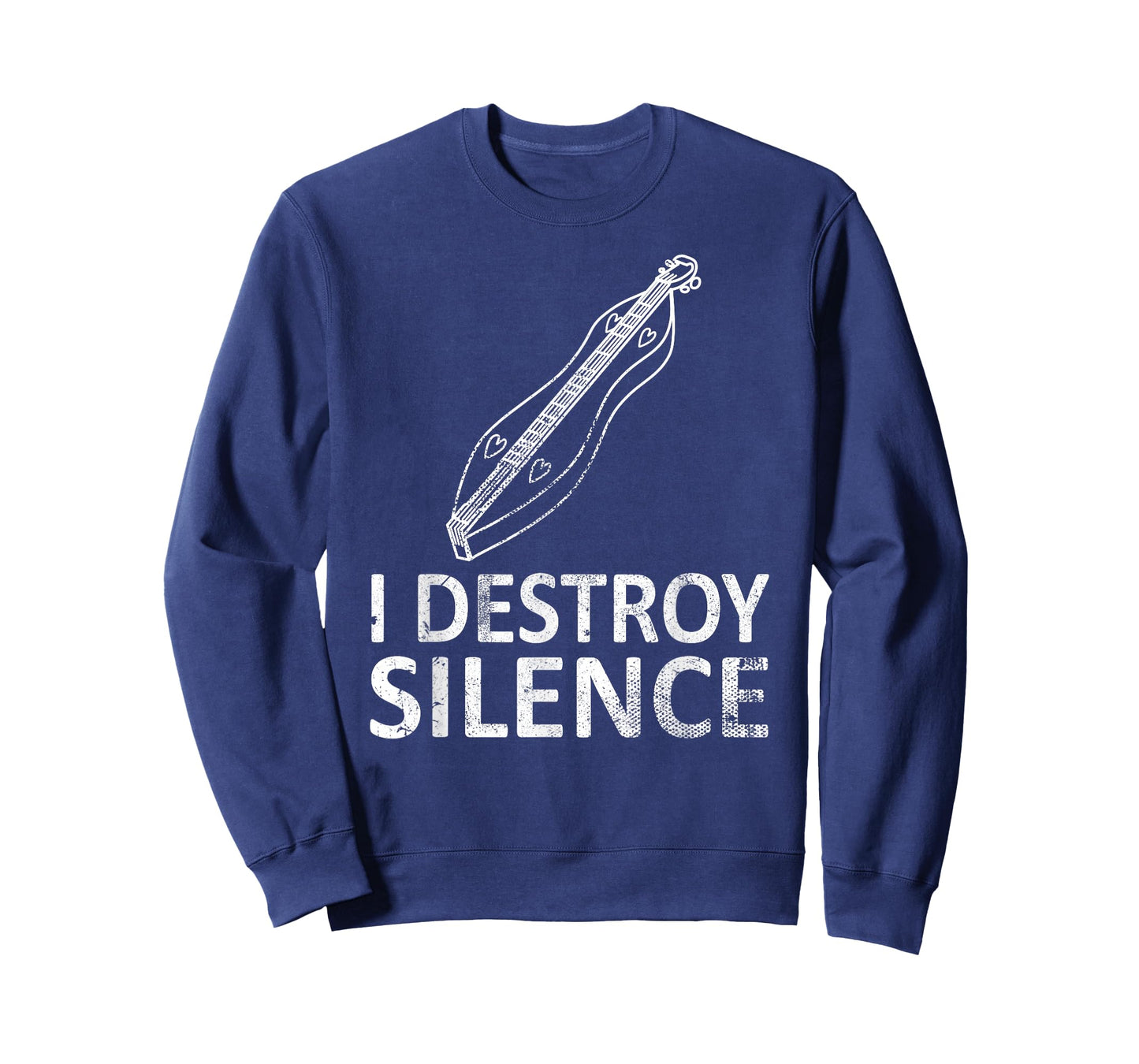 I Destroy Silence - Funny Dulcimer Players Music Humor Joke T-Shirt