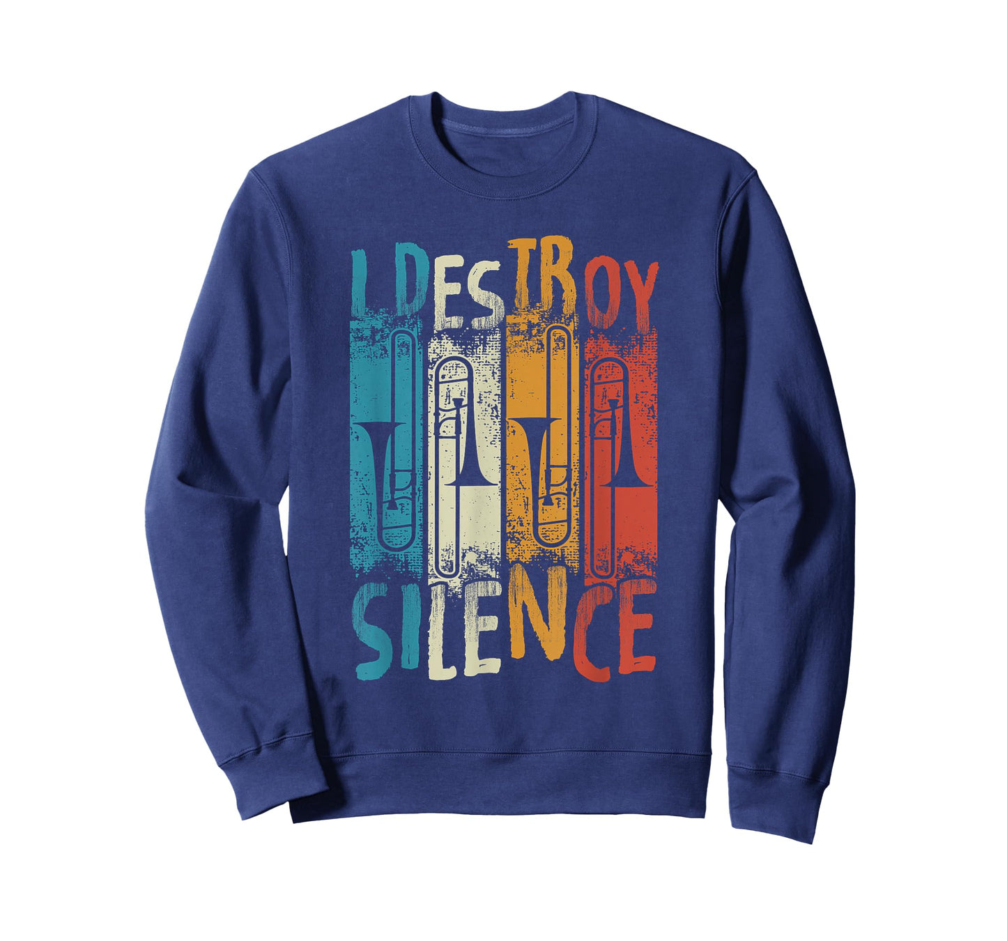 I Destroy Silence Trombonist Trombone Player Marching Band T-Shirt