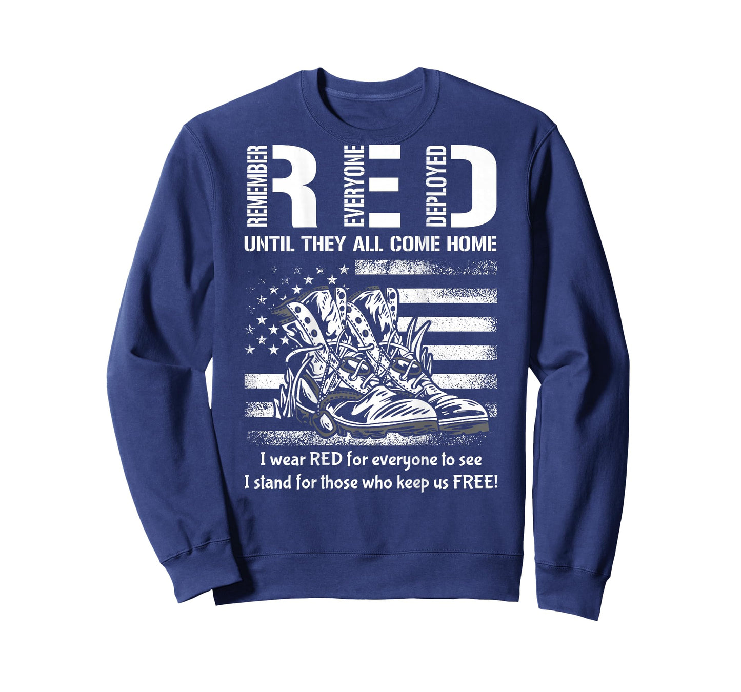 Vintage Red Friday Until They Come Home USA American Flag T-Shirt