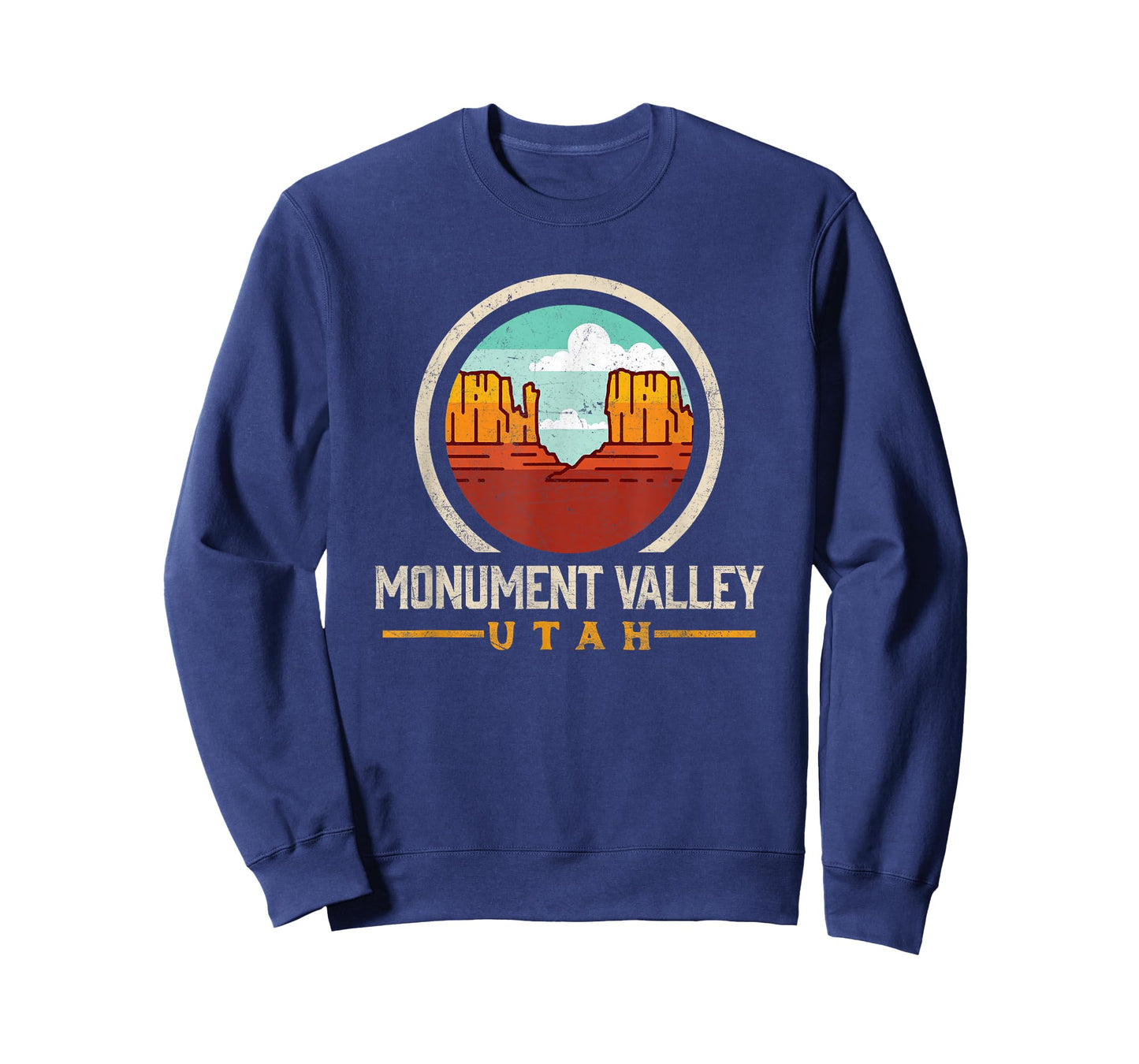 Monument Valley Graphic Tee - Classic Vintage Seal Design T-Shirt