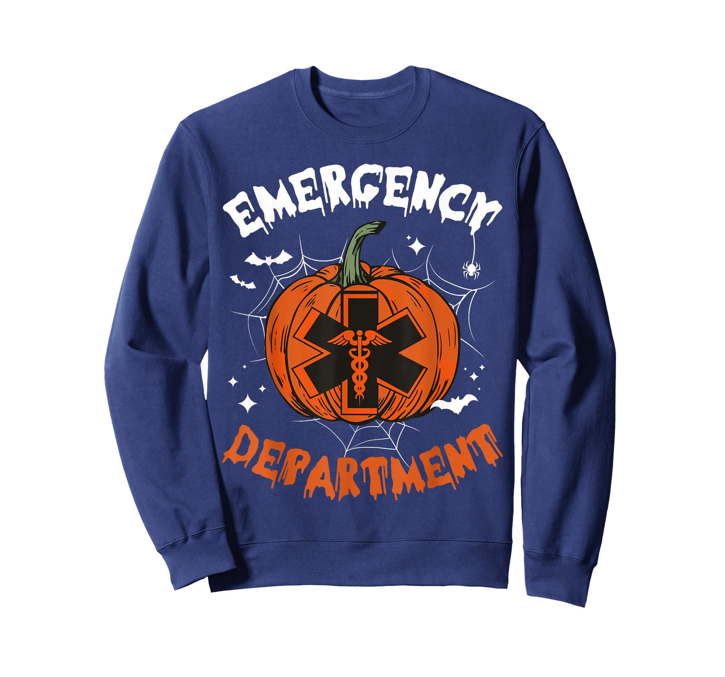 Cute Emergency Department Spooky Season Pumpkin Halloween T-Shirt