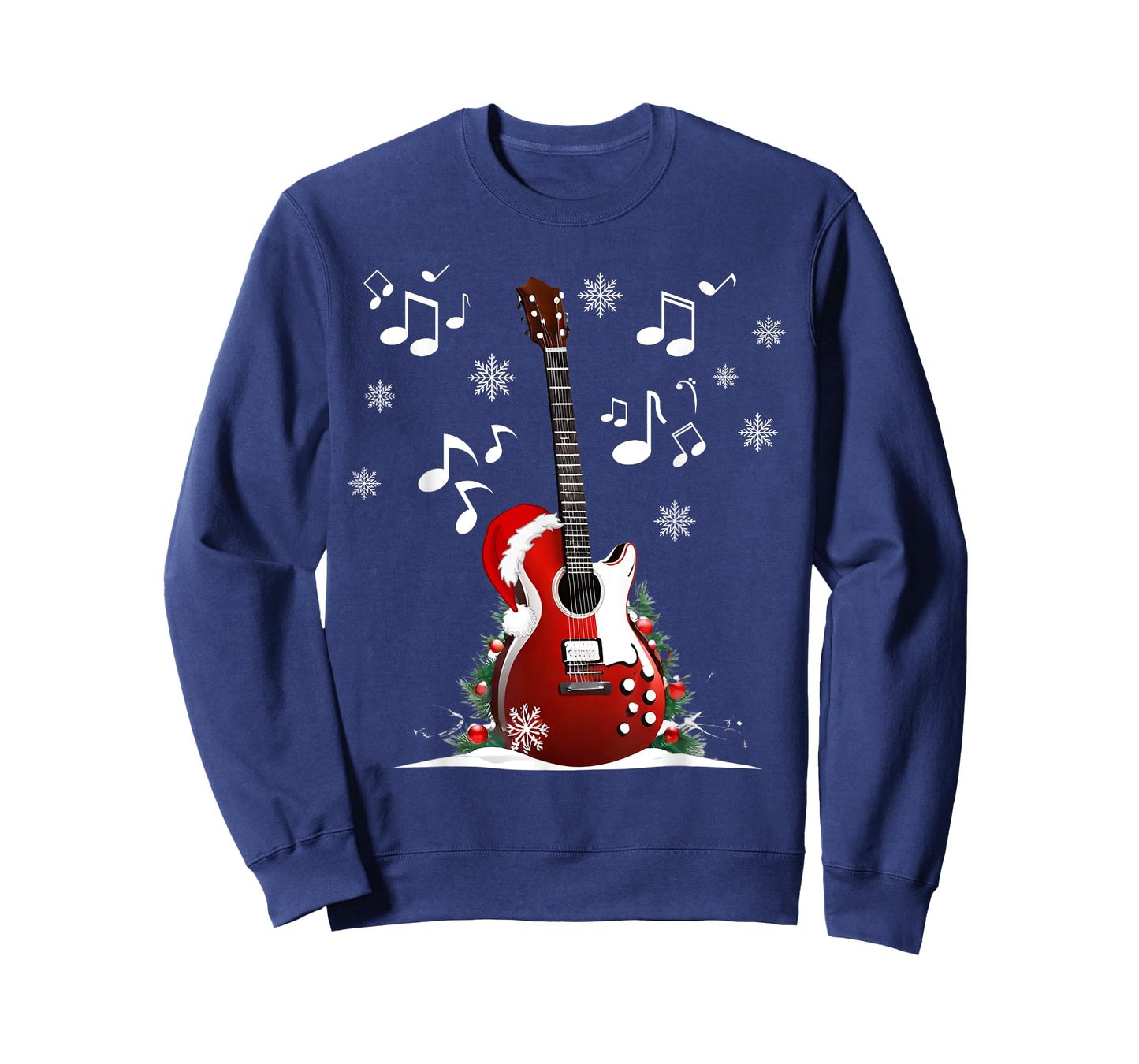 Cool Guitar Christmas Guitar Lovers Christmas T-Shirt