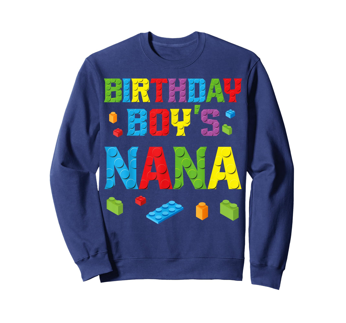 Master Builder Birthday Boy's Nana Building Bricks Blocks T-Shirt