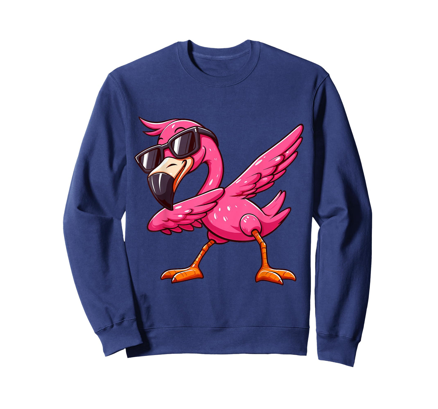 Dabbing Pink Flamingo Tropical Animal Lover Men Women Kids T-Shirt