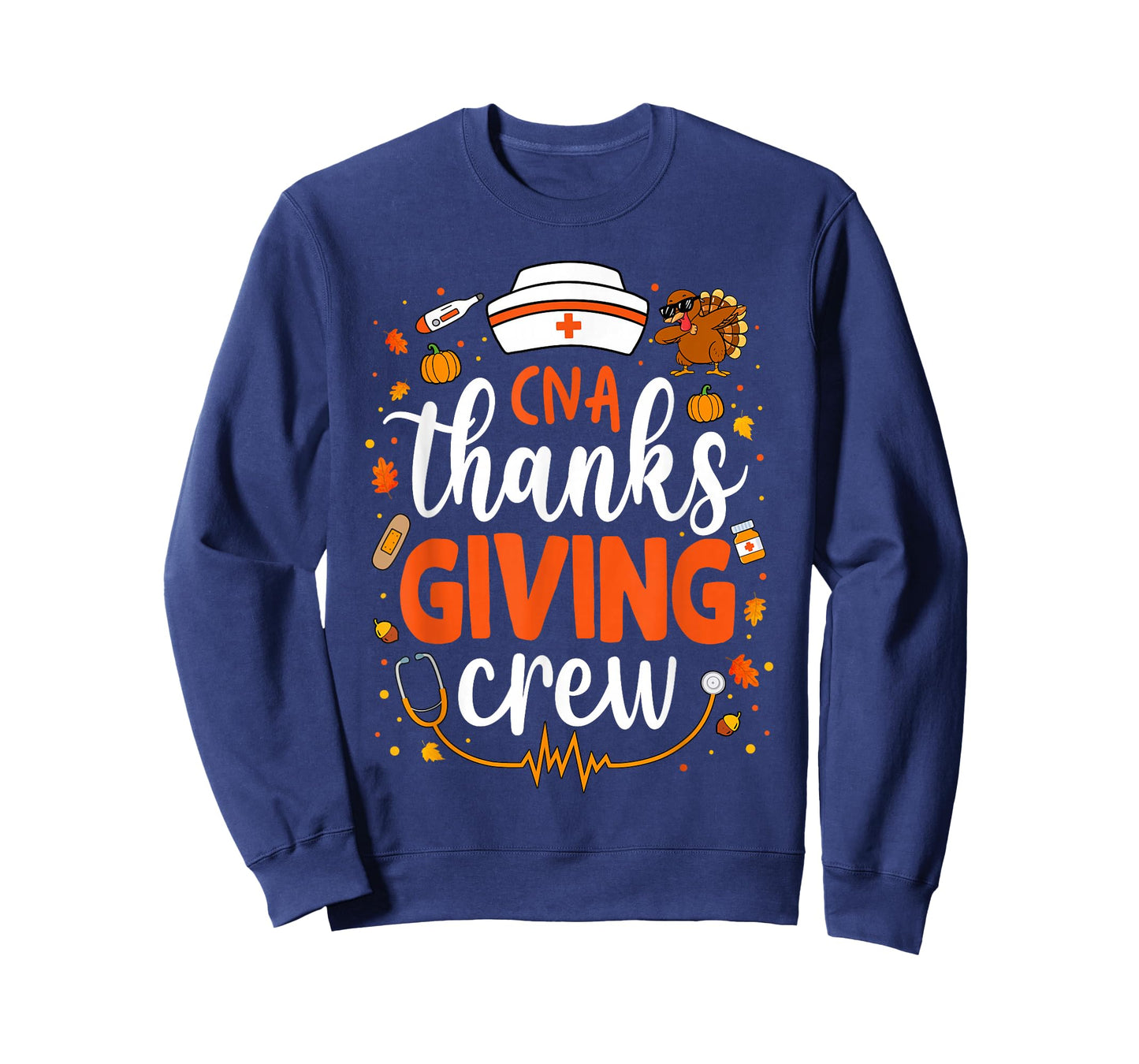 CNA Thanksgiving Nurse Crew Labor and Delivery Nurse Turkey T-Shirt