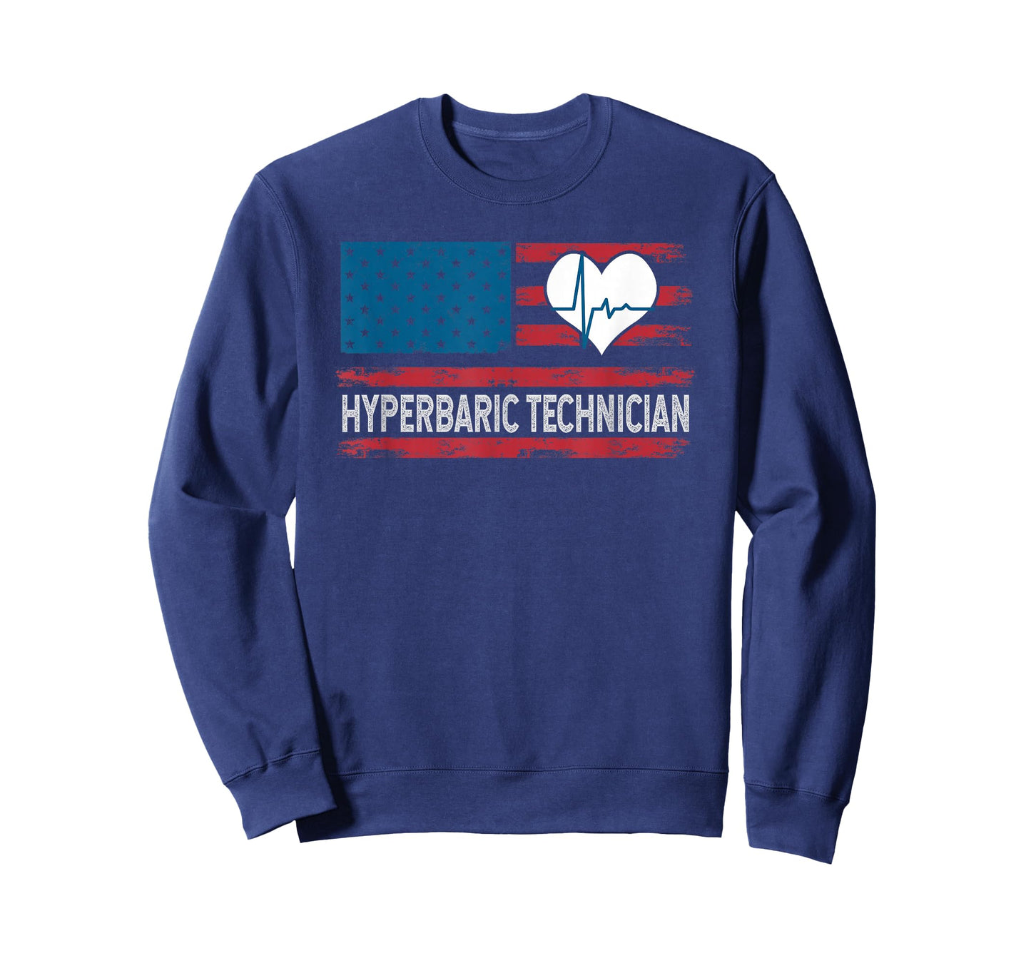 Hyperbaric Technician USA Flag Patriotic T-Shirt