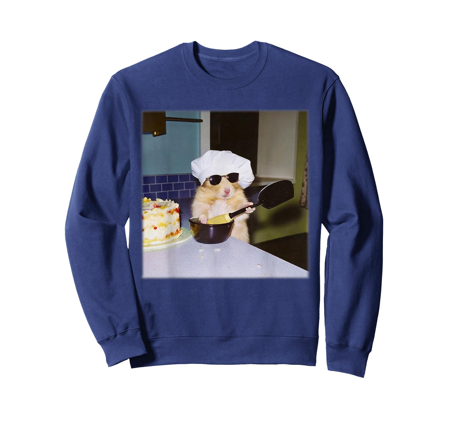 Cool Chef Hamster Baking Funny Rat Animal Cooking Meme T-Shirt