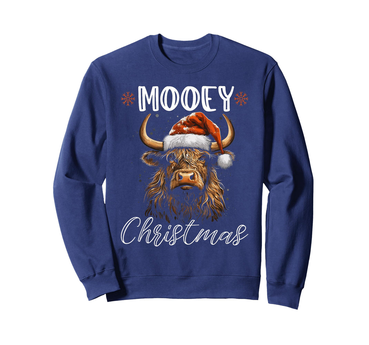 Christmas Highland Cow, Mooey Christmas Western Girl Country T-Shirt
