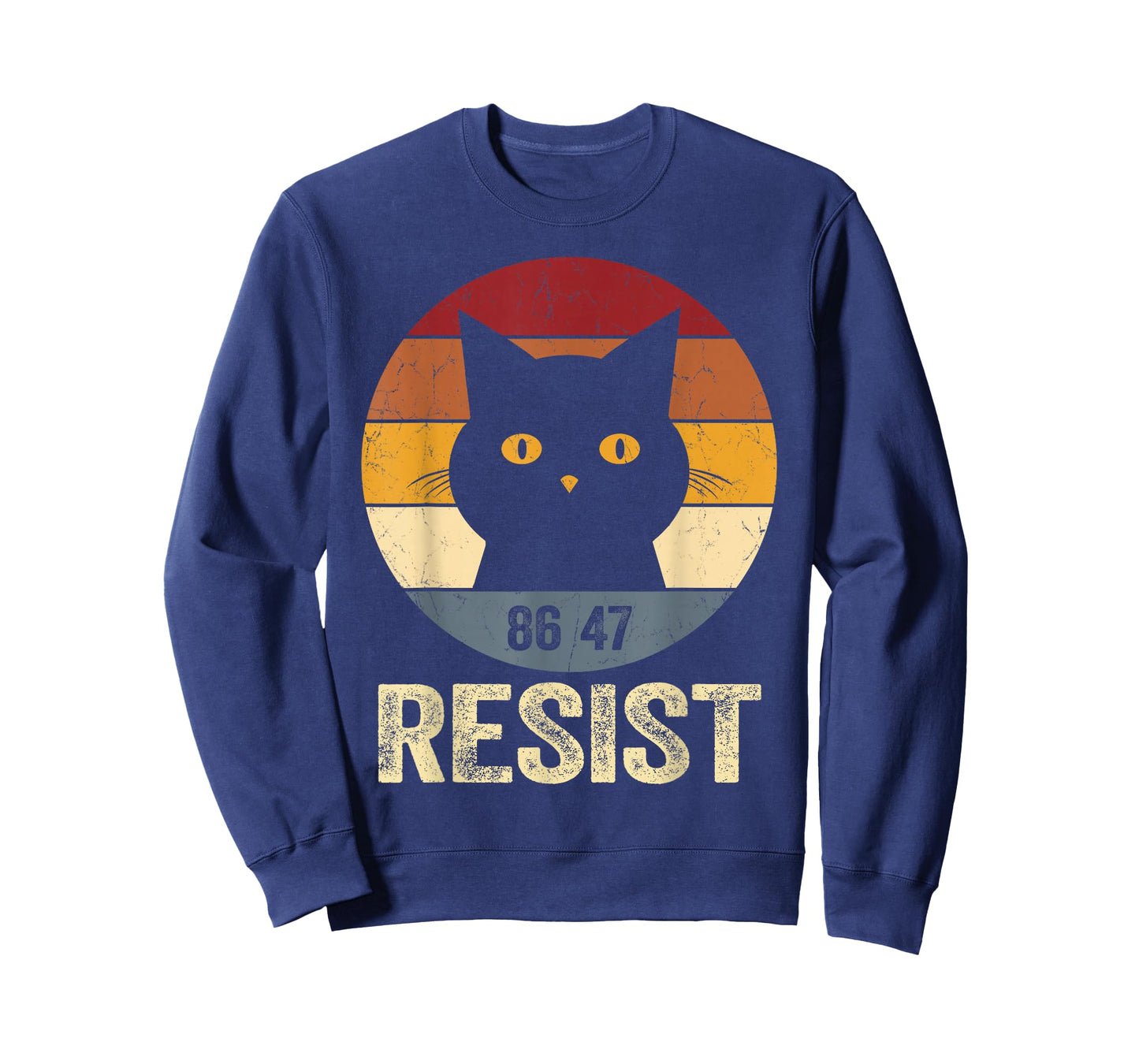 Resist Anti Trump Tee Retro Resist Anti Trump Cat 86 47 T-Shirt