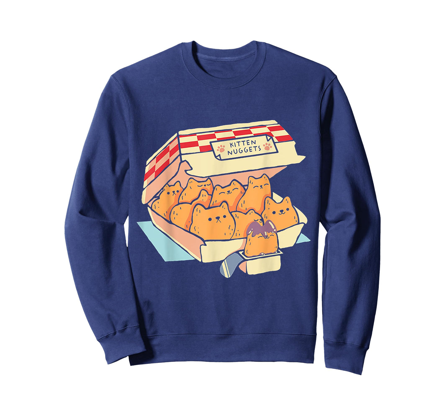 Kitten Nuggets Funny Cat Cake Box T-Shirt for Men Women