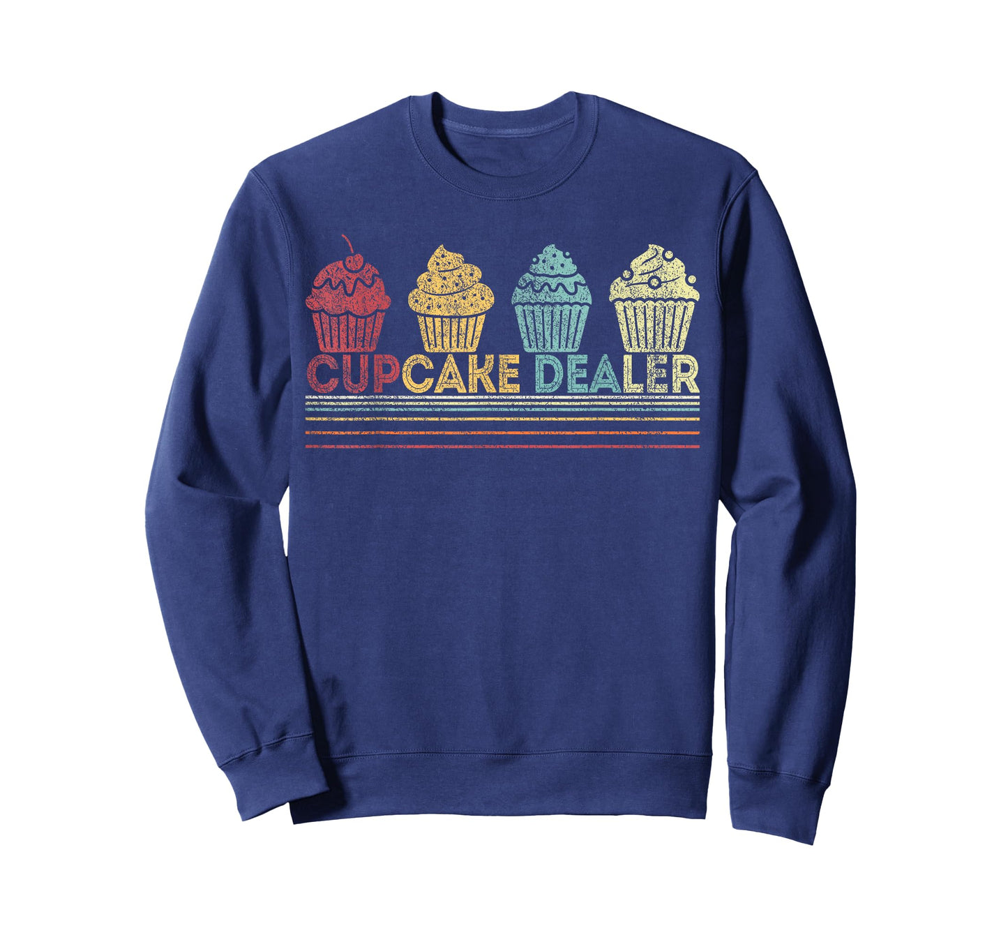 Cupcake Dealer Funny Cupcake Baking Cupcake Lover Retro T-Shirt