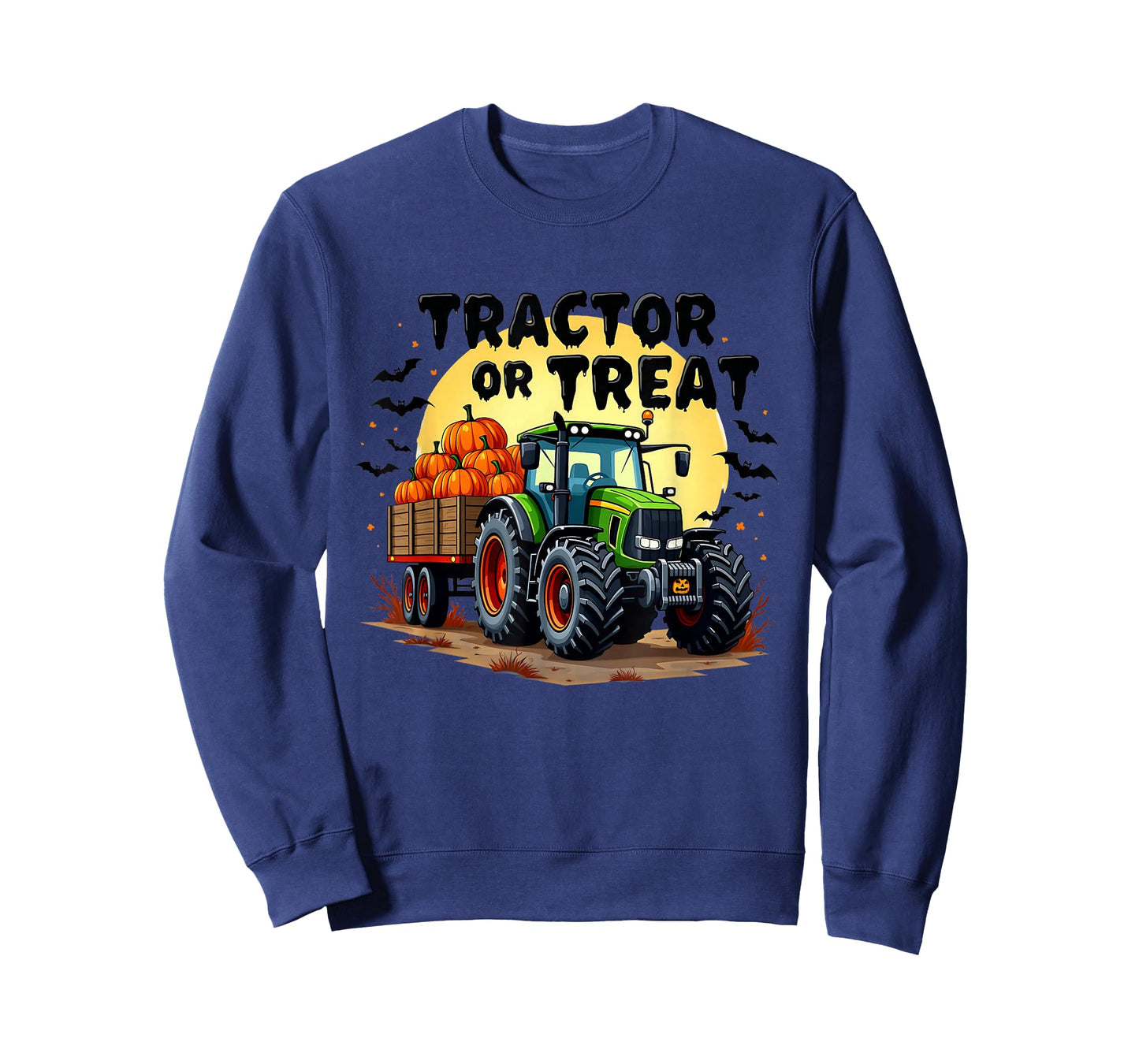 Tractor or Treat Halloween Pumpkin Harvest Trick Or Treat T-Shirt