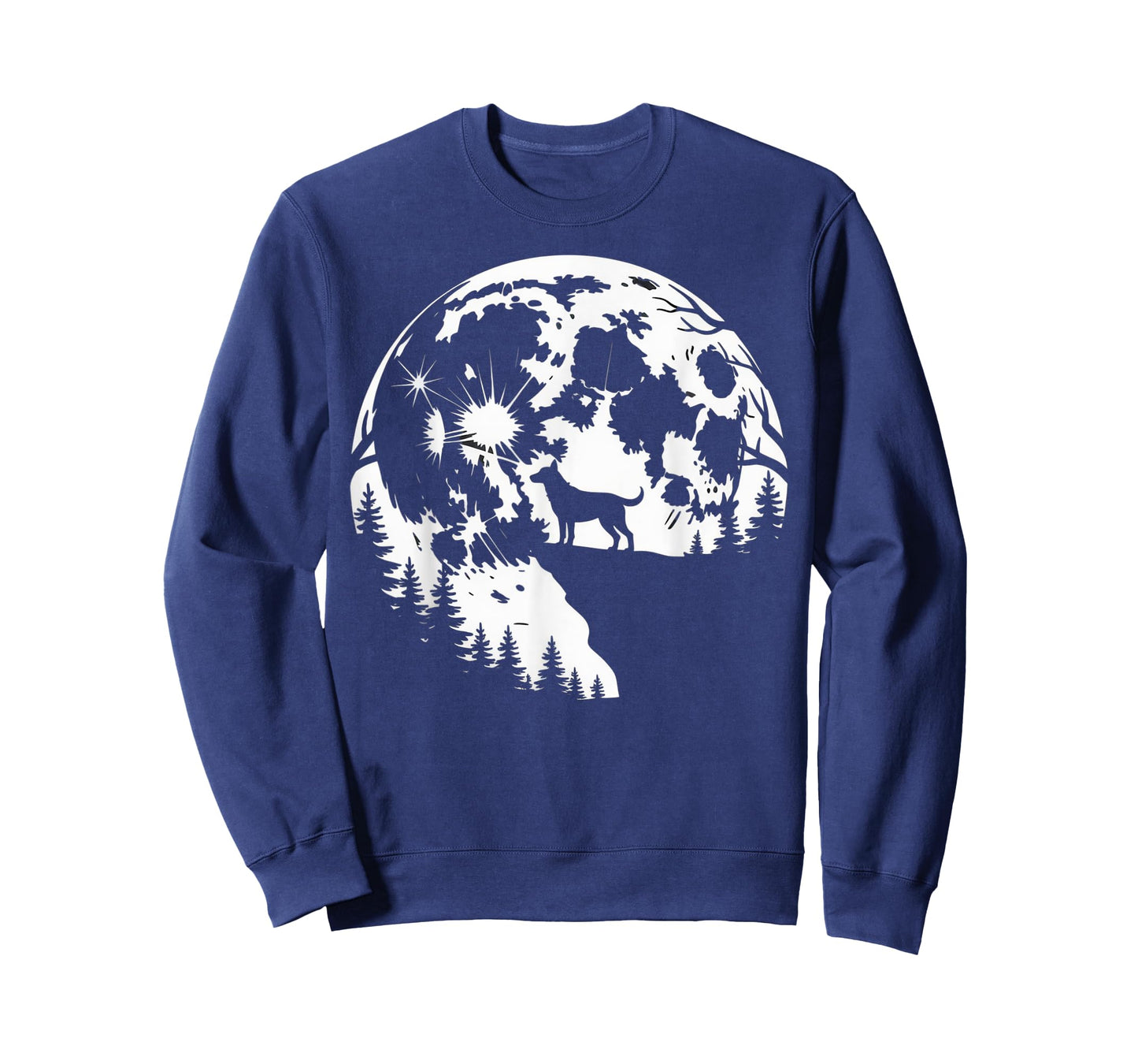 Wolf Silhouette Nature Scene for Outdoor Adventurers T-Shirt