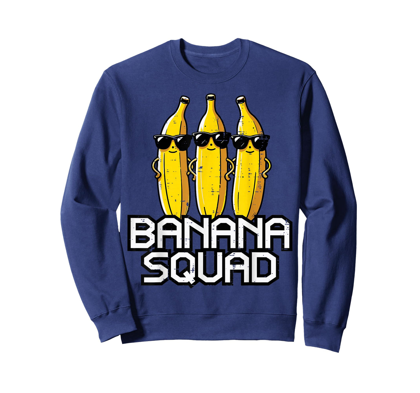 Banana Squad Funny Fruit Team Crew Matching Women Men Kids T-Shirt