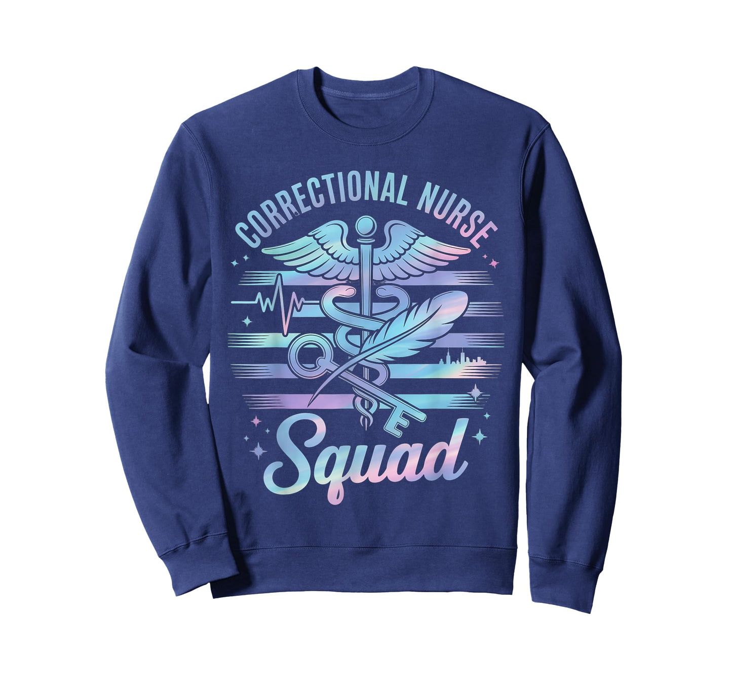 Correctional Nurse American Flag Corrections Nursing Squad T-Shirt