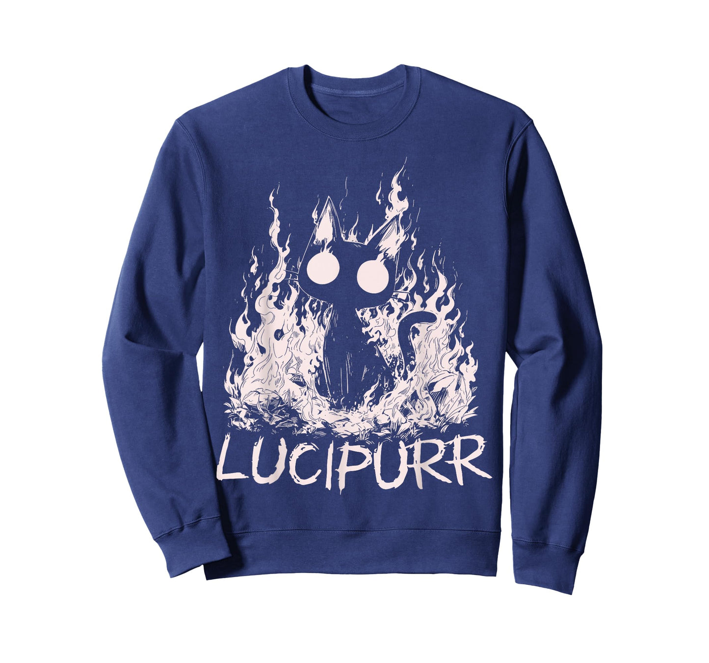 Lucipurr Cat Lover Lucifer Baphomet Demon Kitty T-Shirt