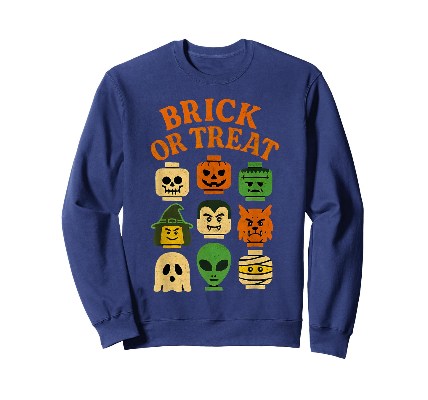 Brick or Treat Halloween Costume Building Bricks Family T-Shirt