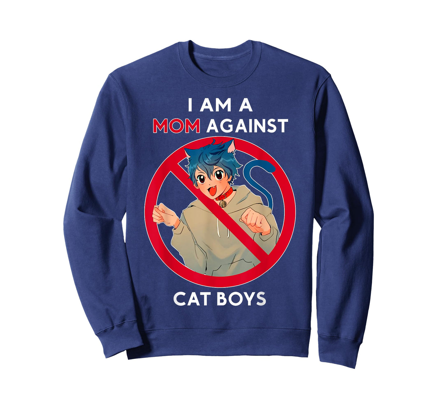 I Am A Mom Against Cat Boys T-Shirt