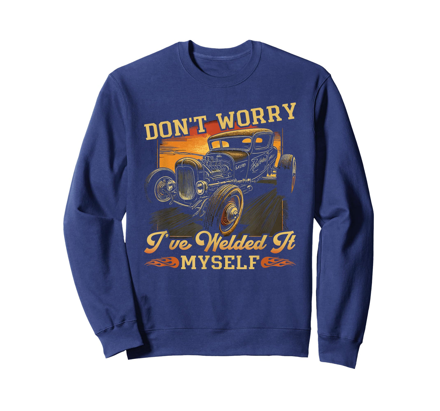 Hot Rod Rusty Car, Dont Worry, Vintage Rat Rod Mechanic T-Shirt
