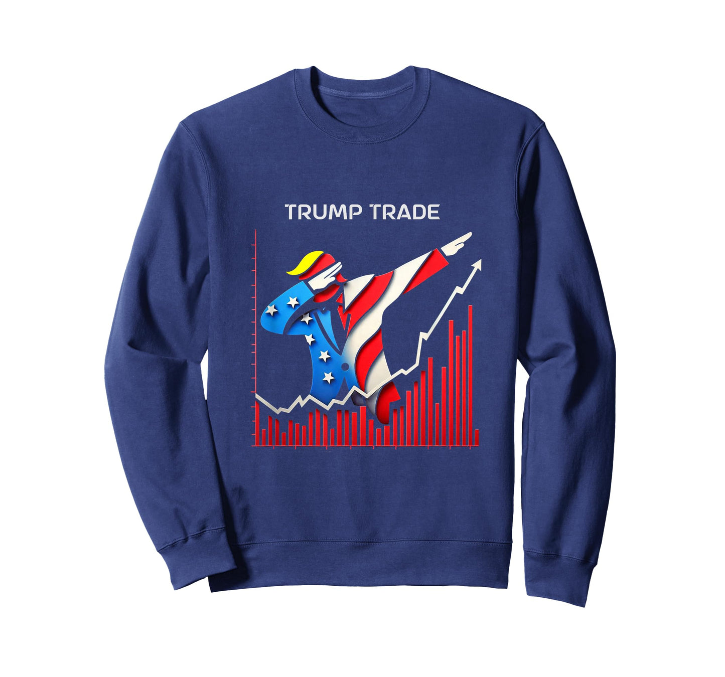 TRUMP TRADE Donald Trump Dabbing Dance Stock Market Trend Up T-Shirt