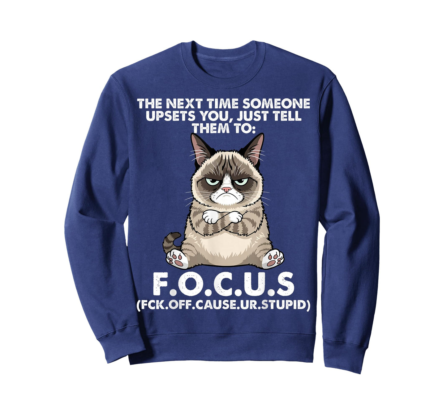 Cat The Next Time Someone Upsets You Just Tell Them to Focus T-Shirt