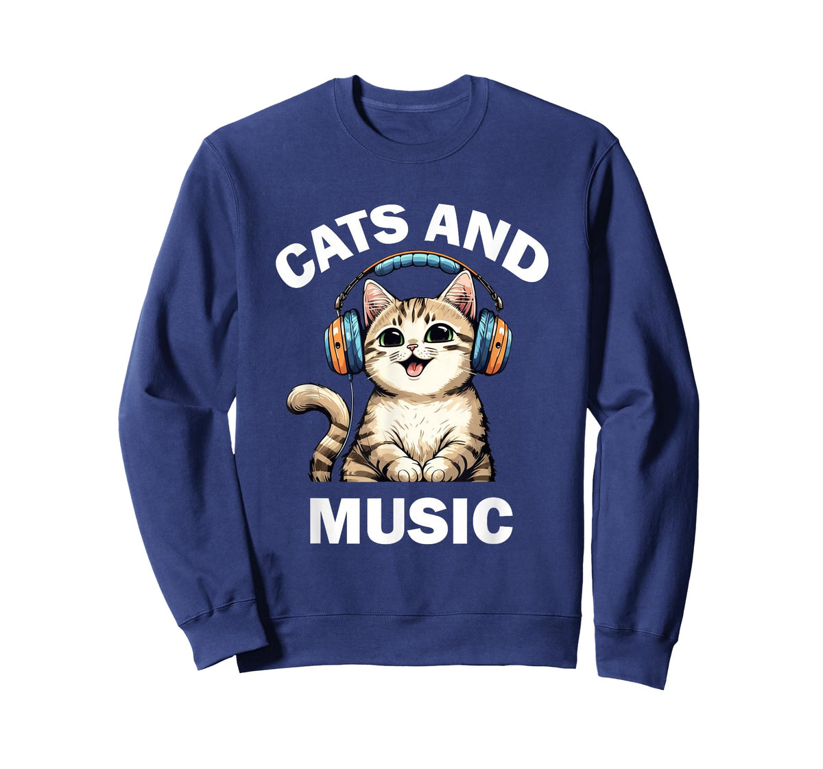 Cats and Music Funny Cat Lovers Music Lovers T-Shirt