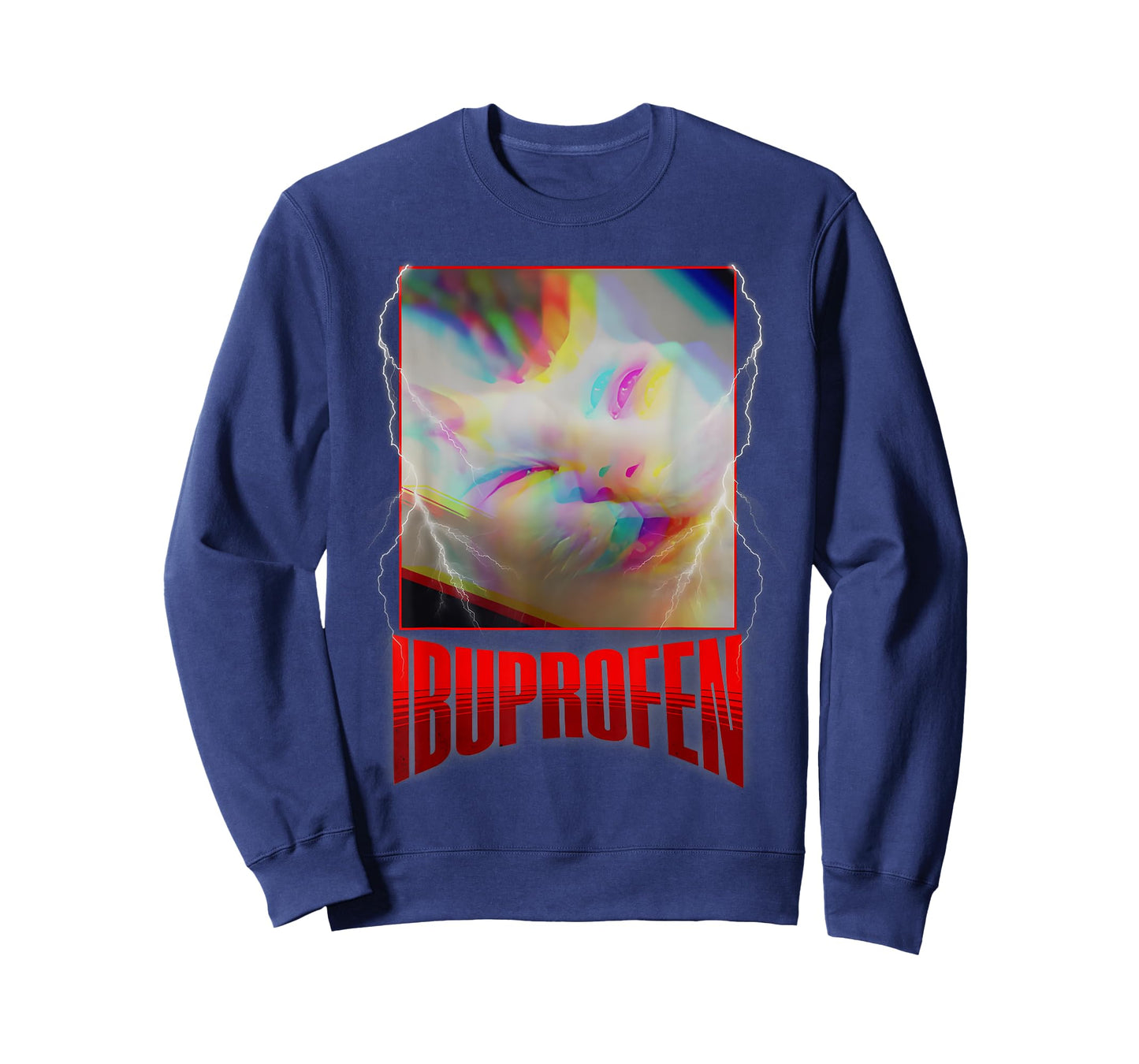 Ibuprofen Funny Cat Meme Stupid Silly Cat Unhinged Cringe T-Shirt