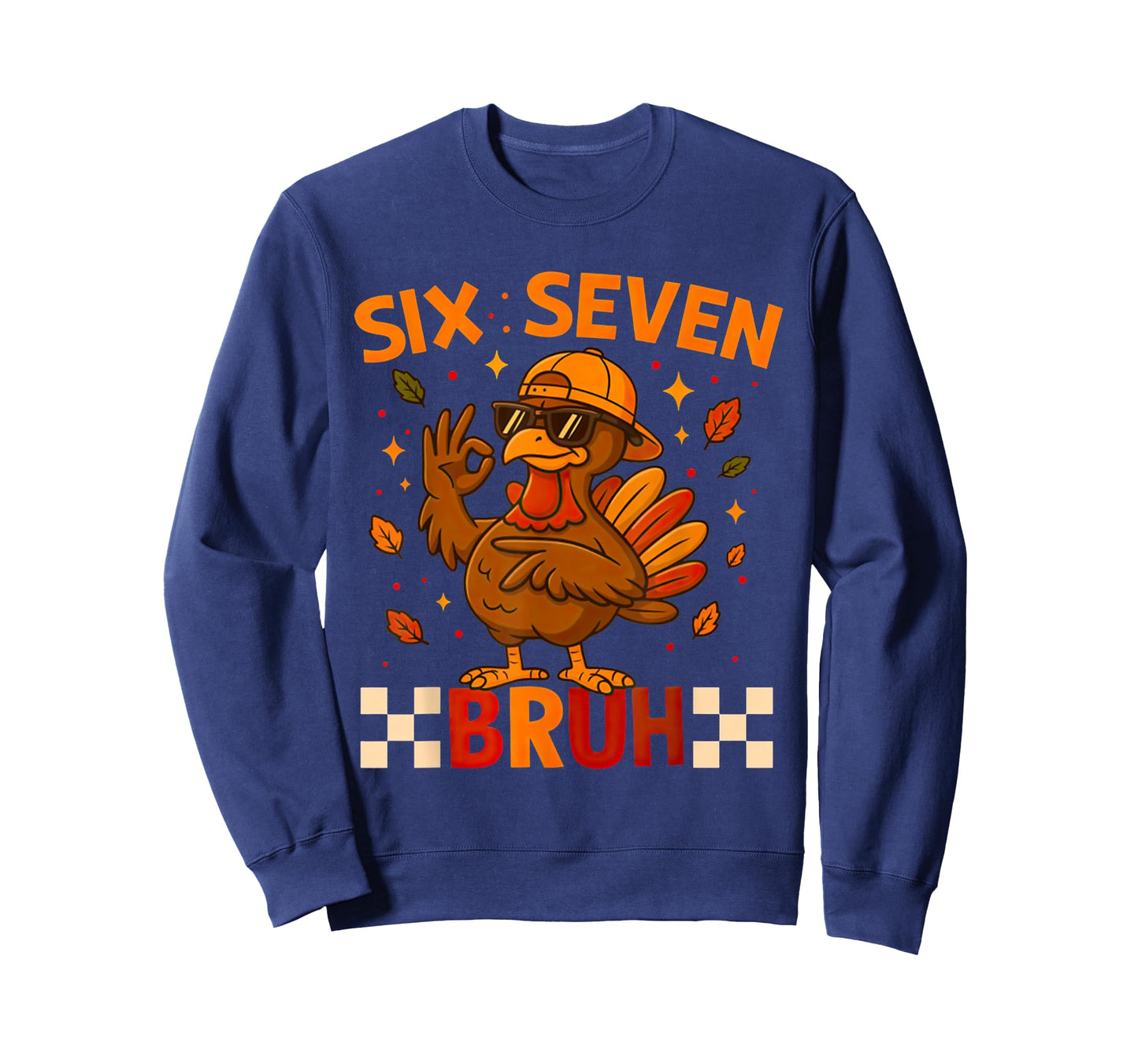 Funny Six Seven Meme Turkey Kids Bruh, 67 Thanksgiving T-Shirt