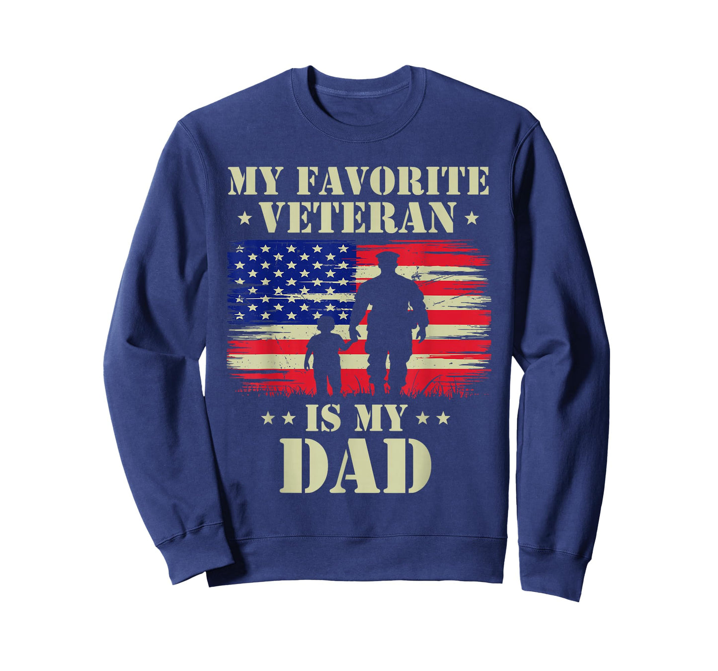 Father Veterans Day My Favorite Veteran is My Dad Proud Kids T-Shirt