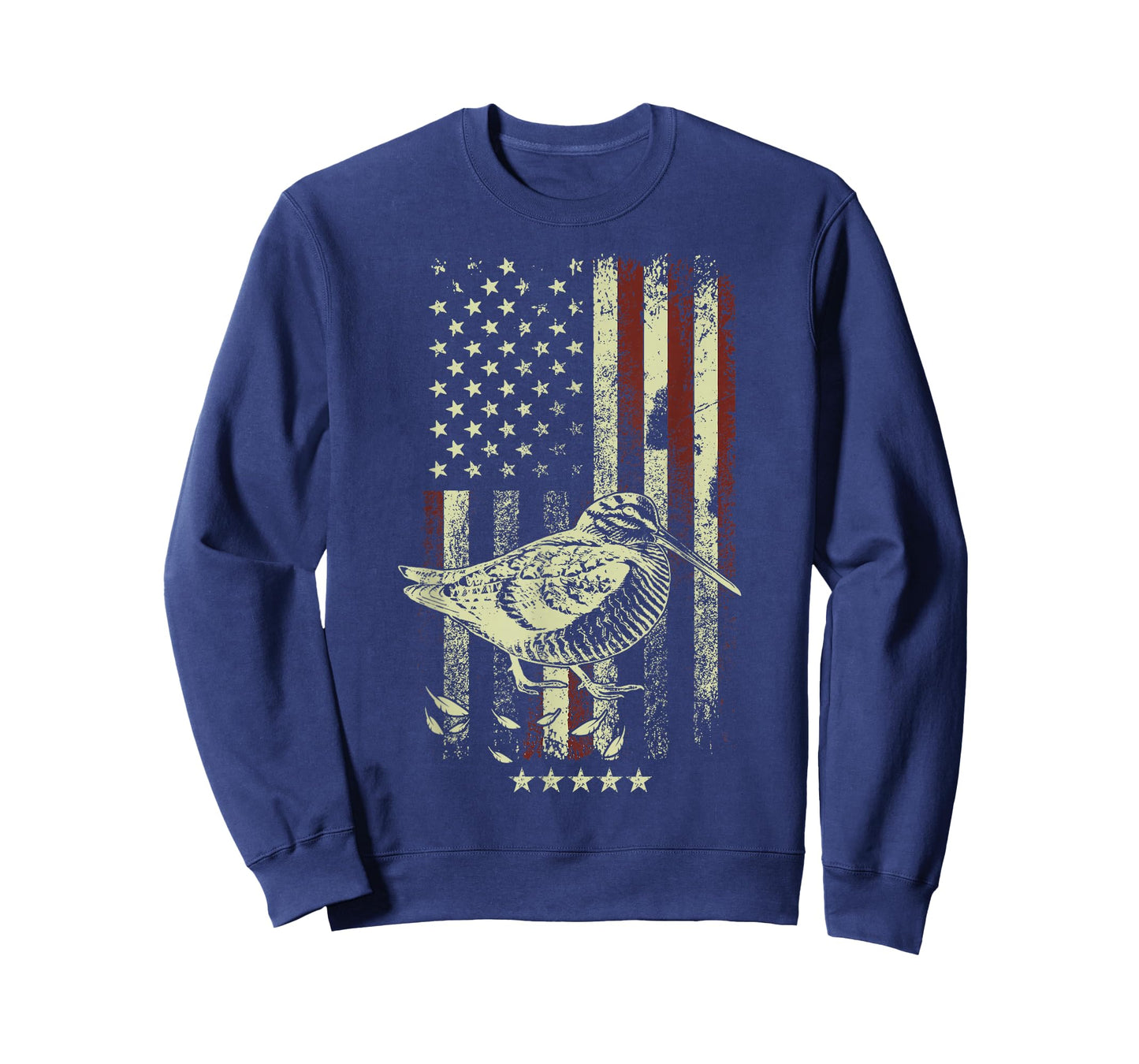 USA American Flag Hunters - Hunting Woodcock Bird T-Shirt