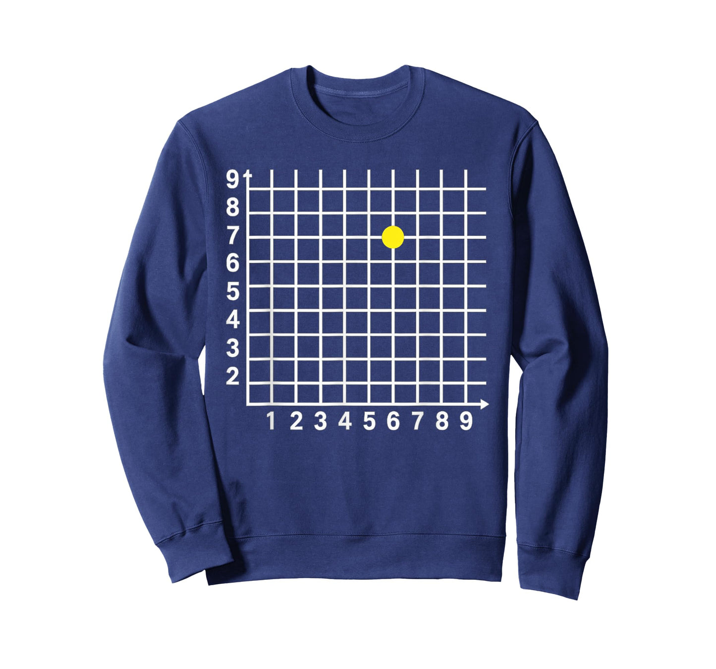 Coordinate 67 Grid Funny Math Science Teacher Boys Kids Math T-Shirt