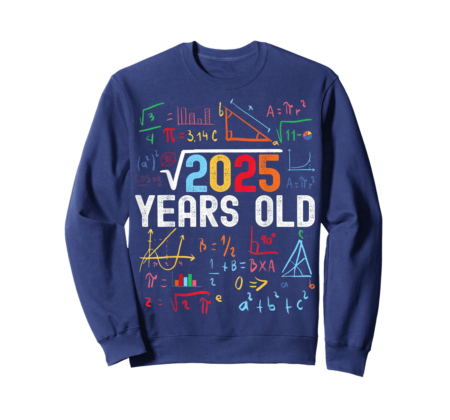 Square Root of 2025 45th Birthday 45 Years Old Birthday T-Shirt