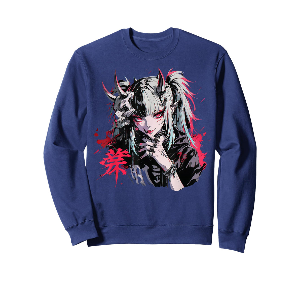 Gothic Anime Demon Waifu Cute Japan Manga Vaporware Retro T-Shirt