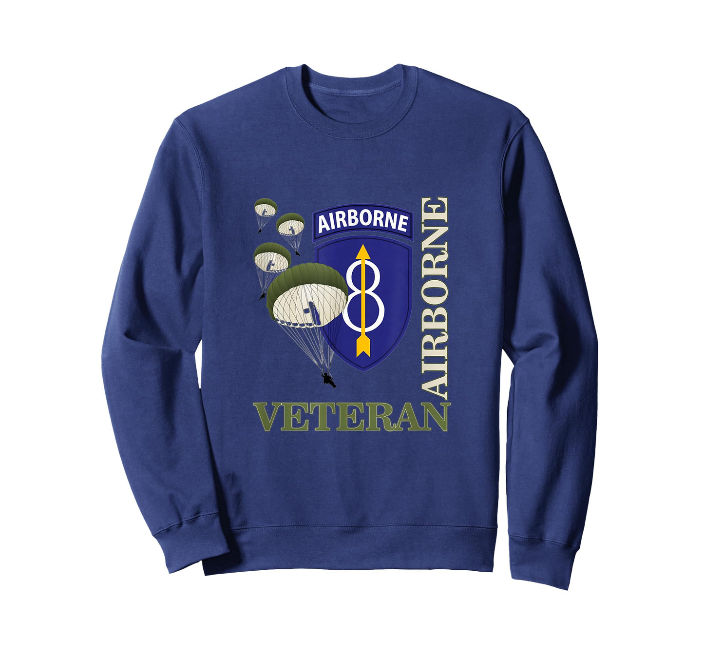 8th Airborne Division Veteran Paratrooper Veterans Day Xmas T-Shirt