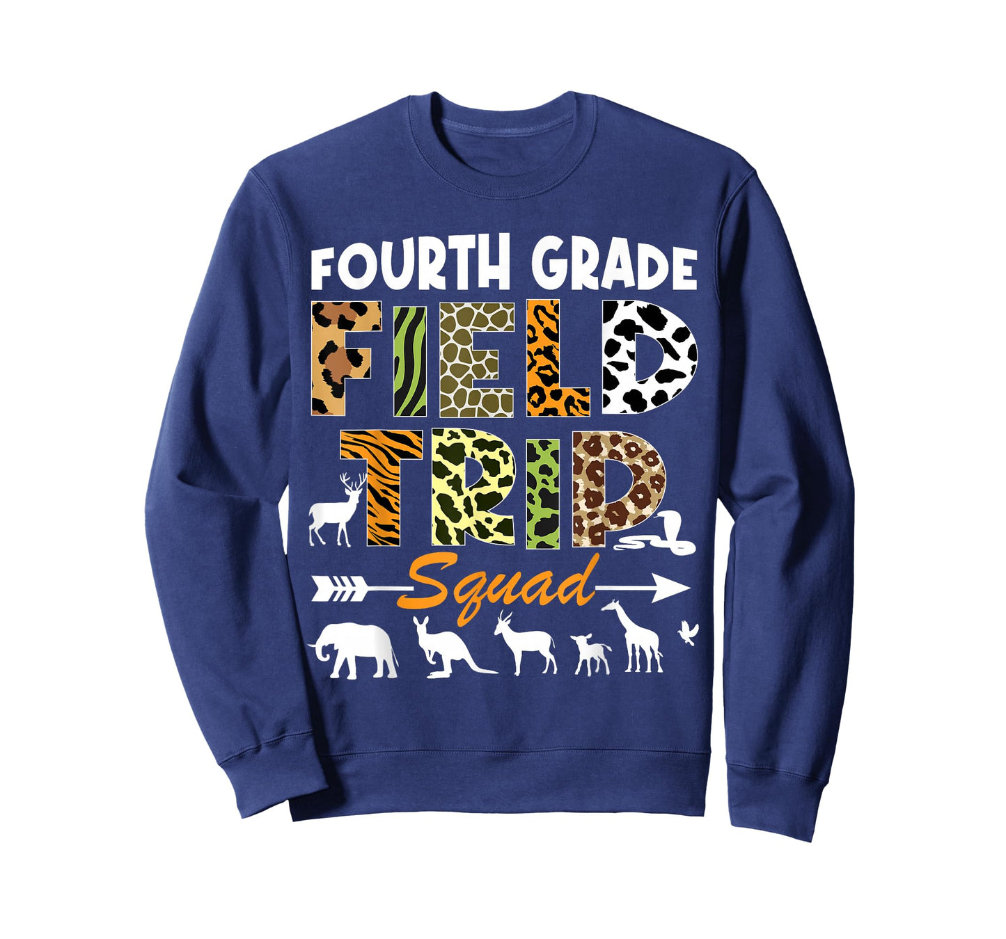 4th Grade Zoo Field Trip Squad Teacher Student Matching T-Shirt