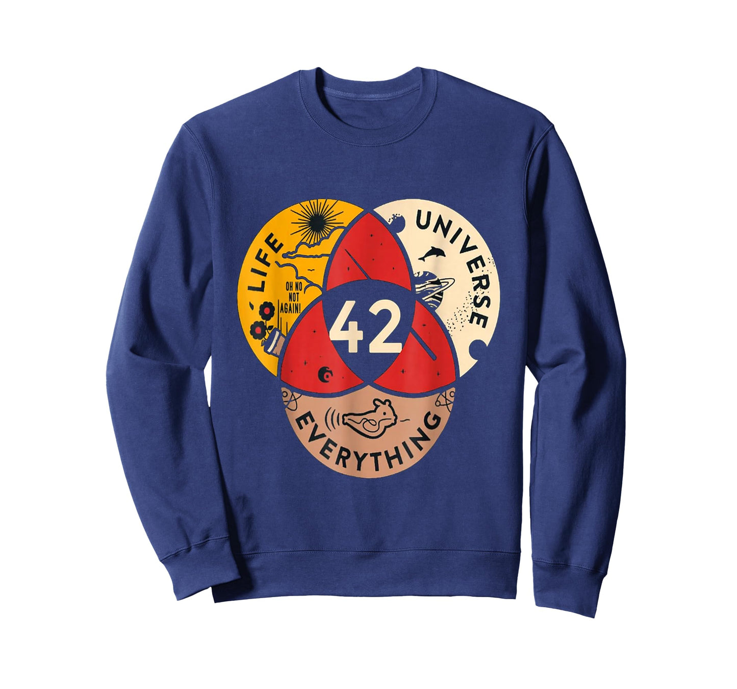 42 Answer to Life Universe and Everything Science Vintage T-Shirt