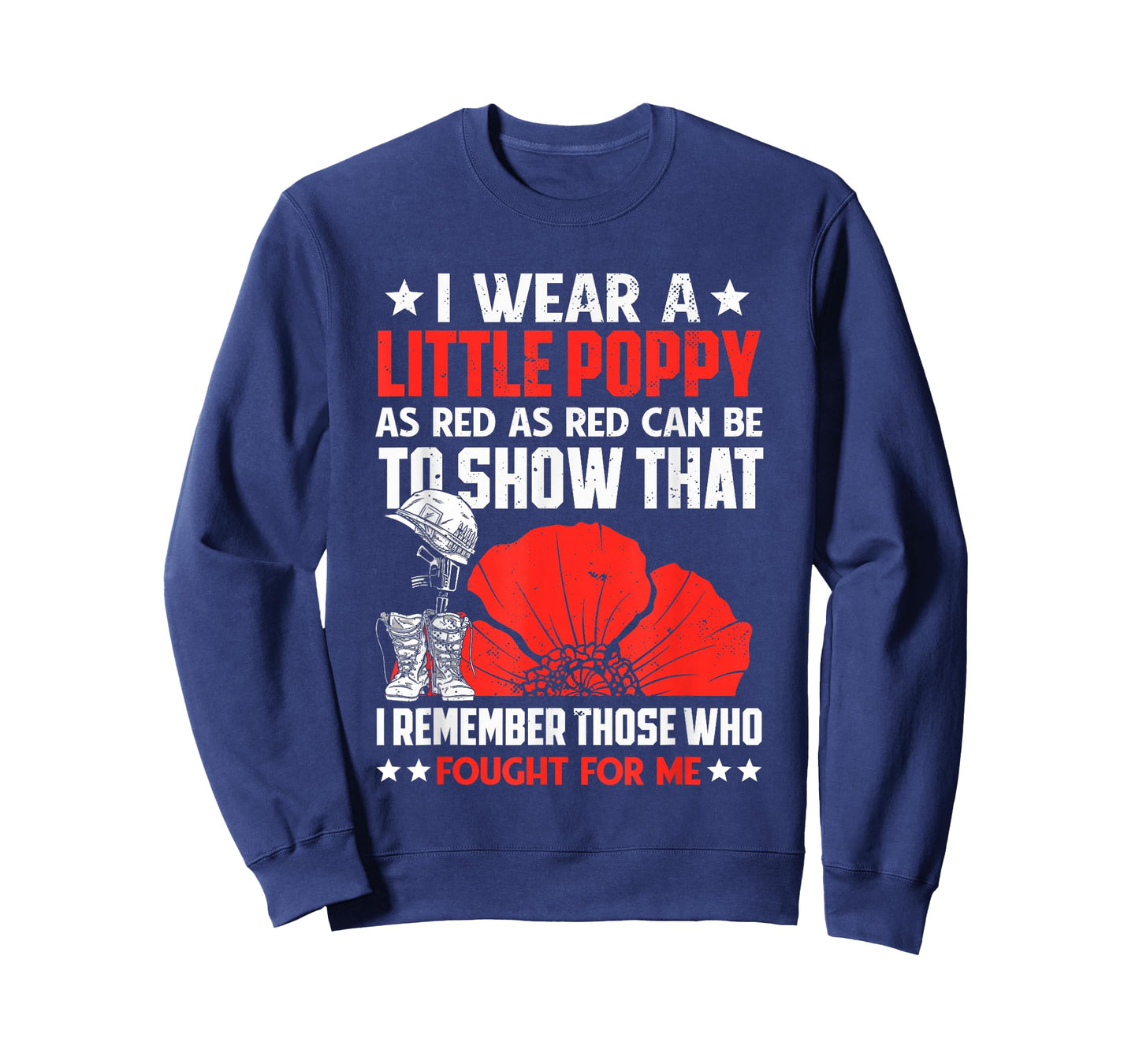 Veterans Day USA Memorial Lest We Forget Red Poppy Flower T-Shirt