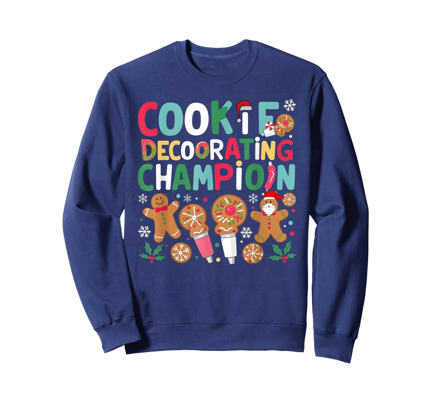 Cookie Decorating Champion Christmas Cookie Baking T-Shirt