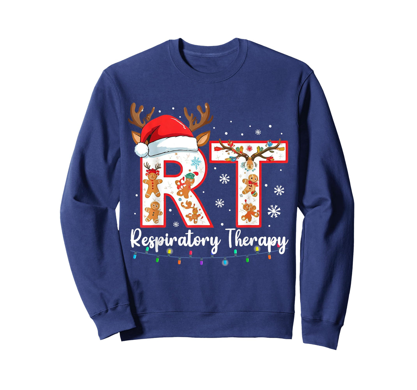Christmas Nurse Respiratory Therapist Lung Therapy Nursing T-Shirt