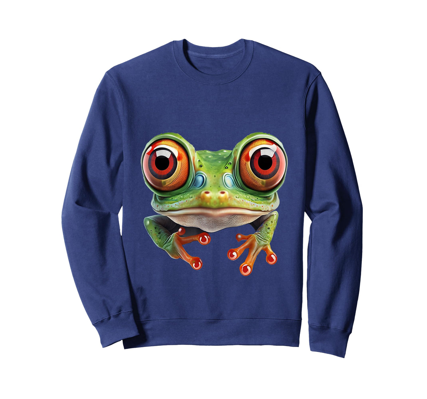Green Body Tree Frog Red Eyed Tree Frog Rainforest Amphibian T-Shirt