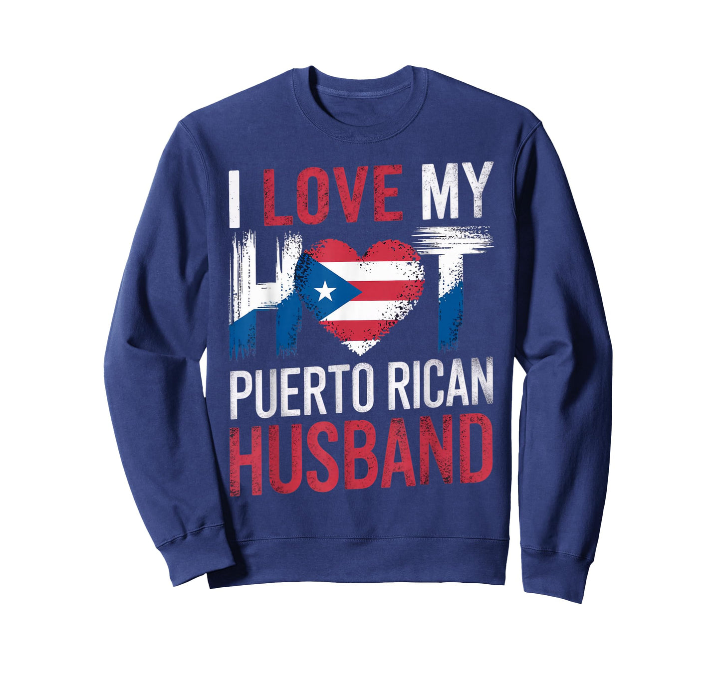 Love My Hot Puerto Rican Husband Patriotic Pride Puerto Rico T-Shirt