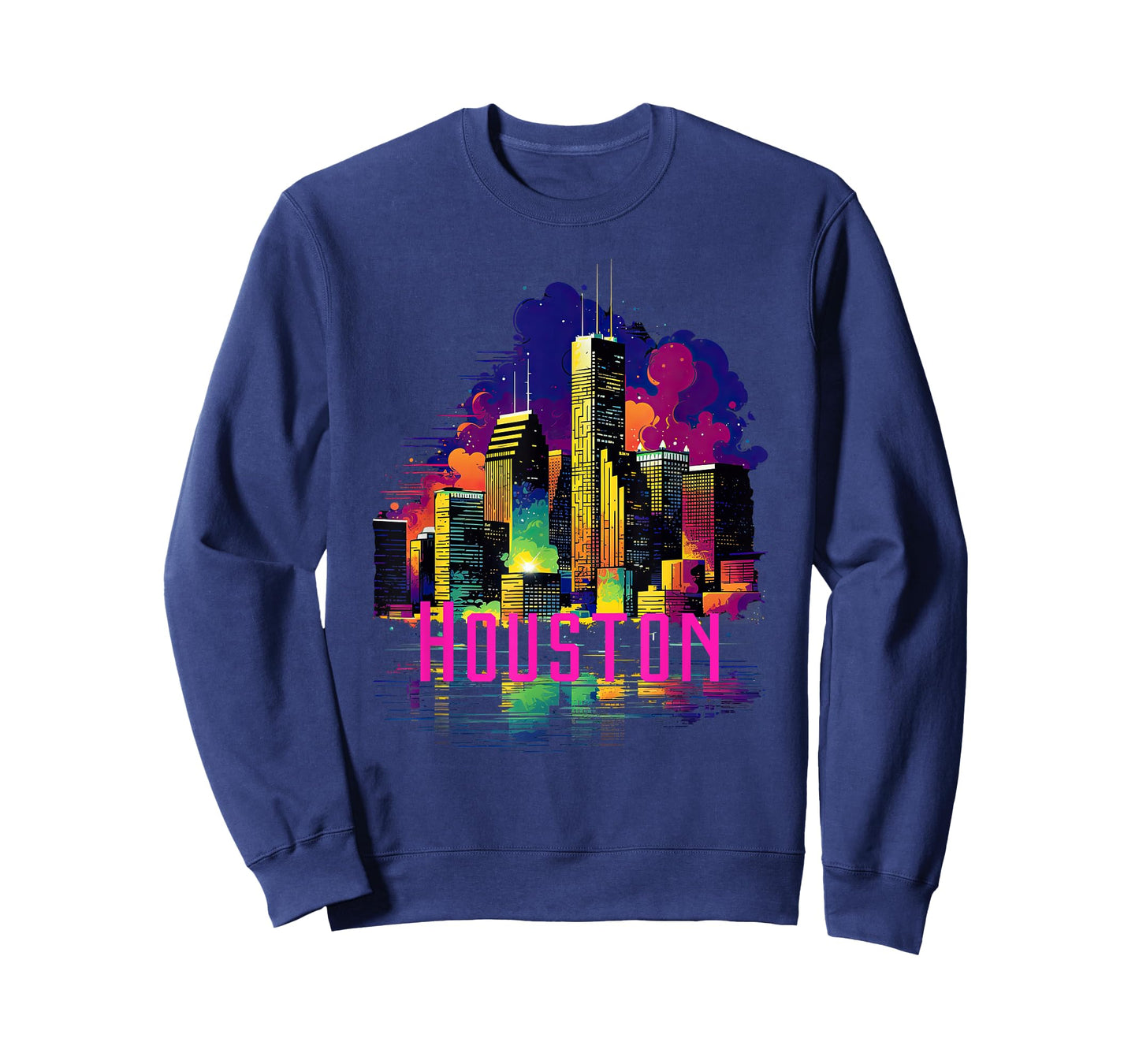 Houston Texas City Downtown Skyline Texas HOU T-Shirt