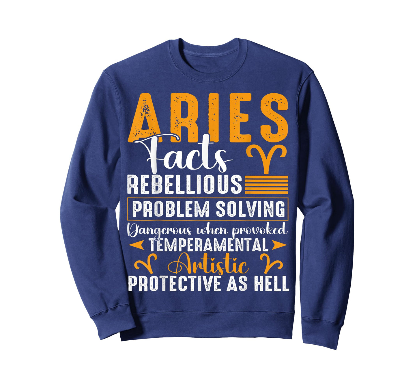 Aries Zodiac Facts Men Women Aries March April Birthday T-Shirt