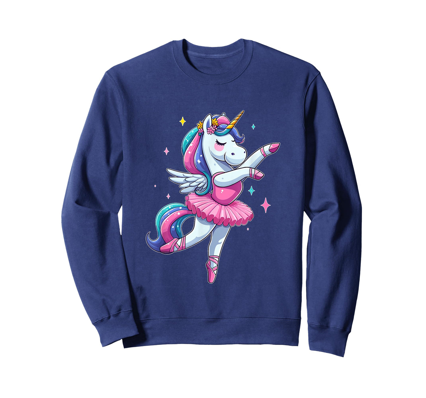 Cute Ballerina Unicorn Ballet Dance Girl T-Shirt