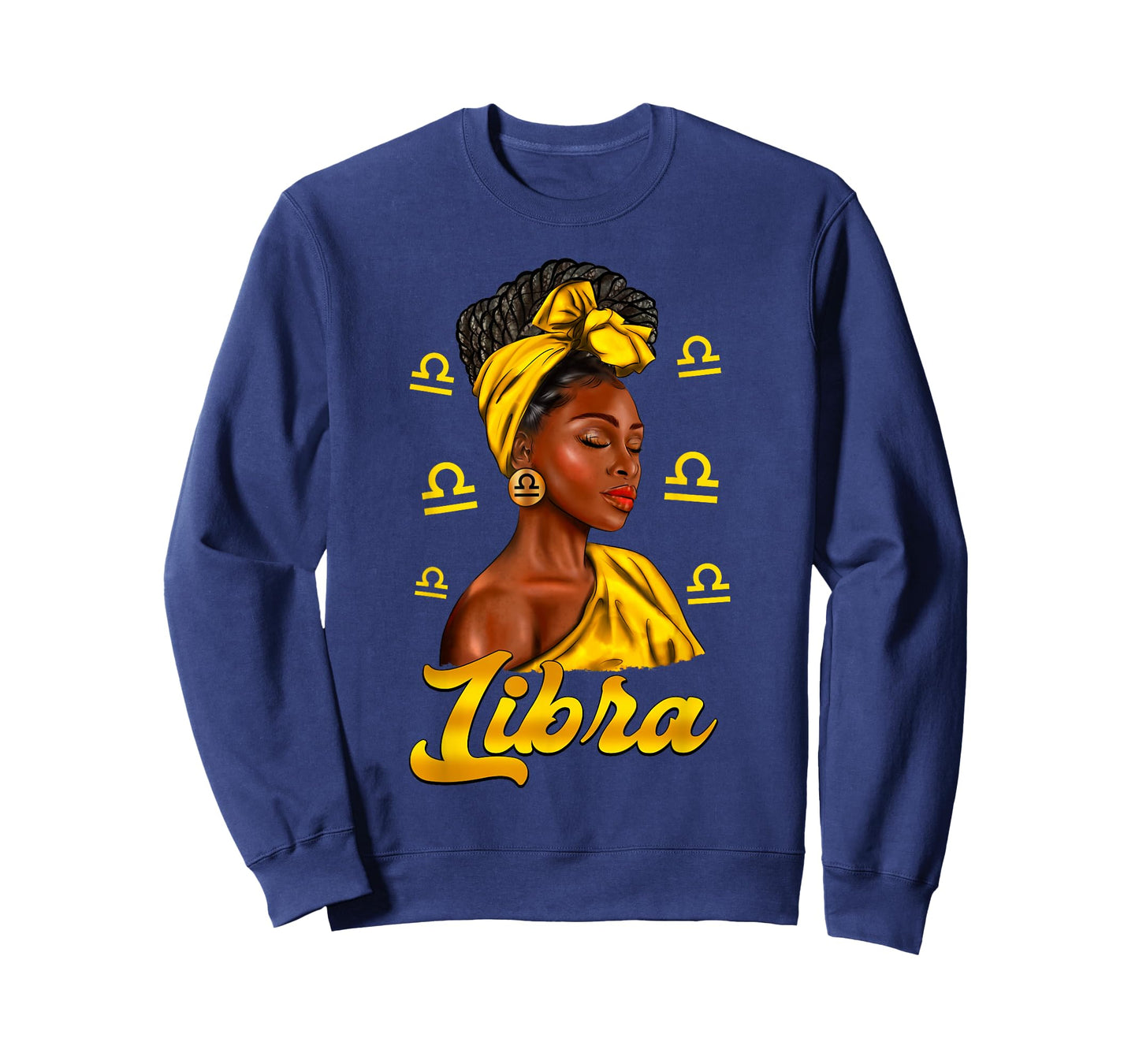 Libra Girl Black Woman African American Women Zodiac T-Shirt