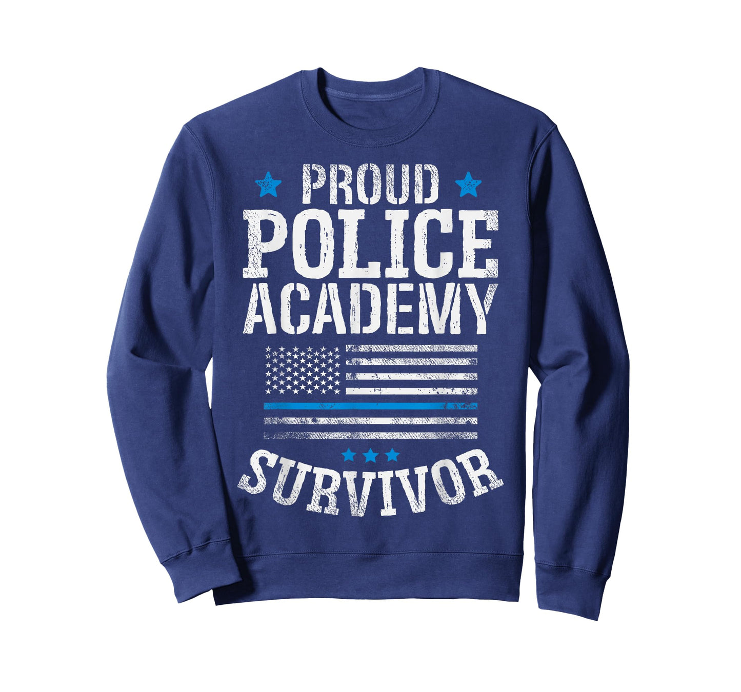 Proud Police Academy Survivor T Shirt Funny Graduation Gift T-Shirt