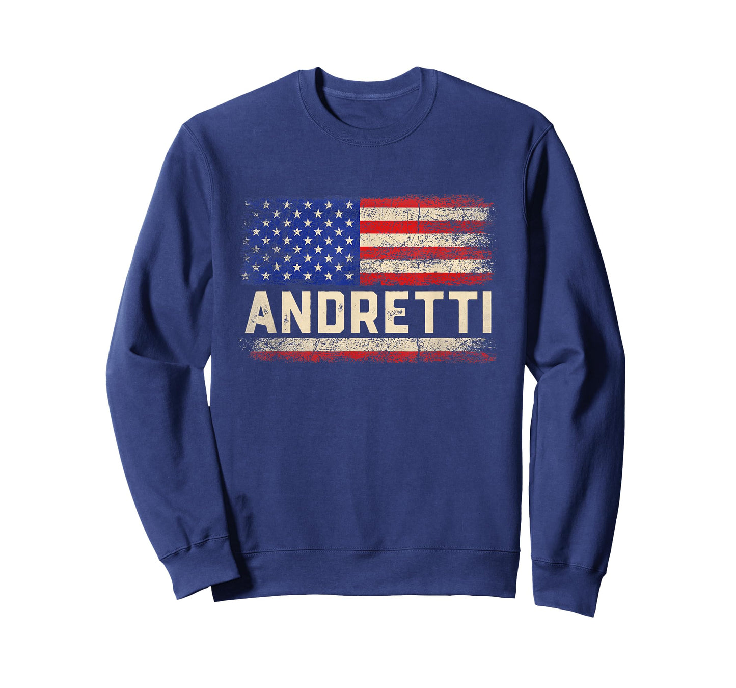 ANDRETTI Last Name Shirt ANDRETTI Name American Flag T-Shirt