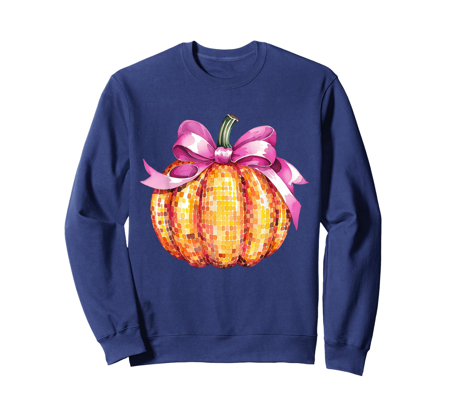 Coquette Pumpkin Pink Bow Fall Y'All Thanksgiving Women Girl T-Shirt